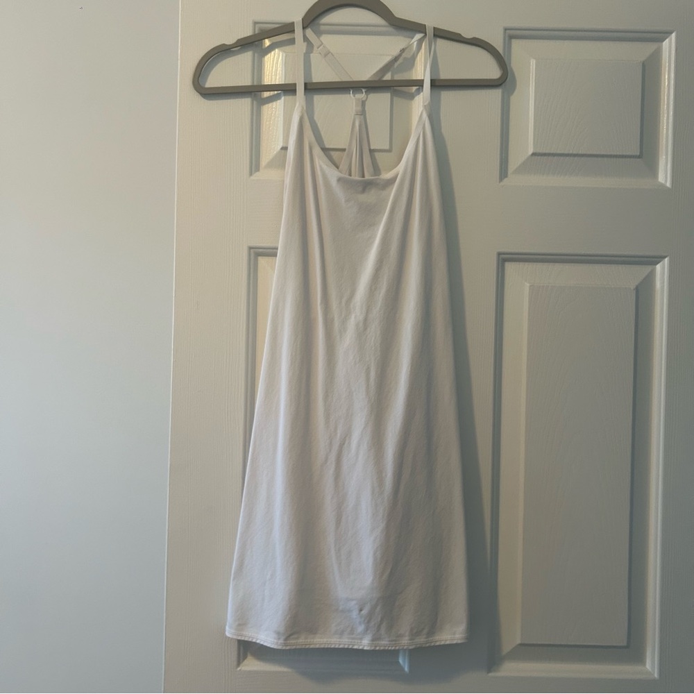 White Sleeveless Dress